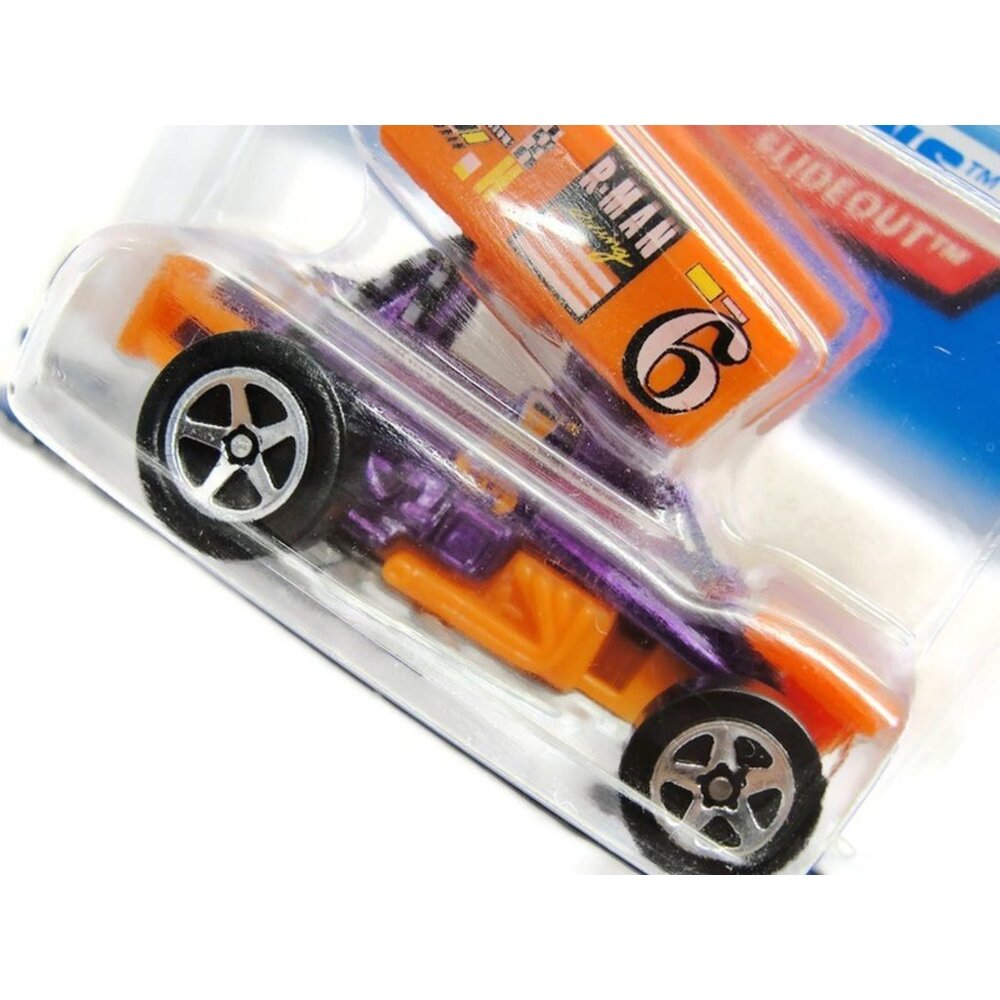 Hot Wheels 1998 First Editions Slideout Diecast Car Orange & Purple Rare #2/40